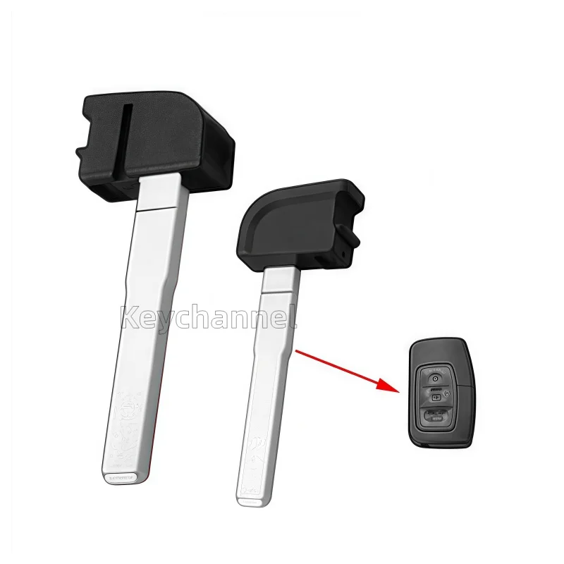 5pcs Car Smart Key Blade Keylessgo Remote Key Blank HU101 for ford ECOSPORT EDGE EXPLORER F150 F350 FUSION MUSTANG C-MAX RANGER