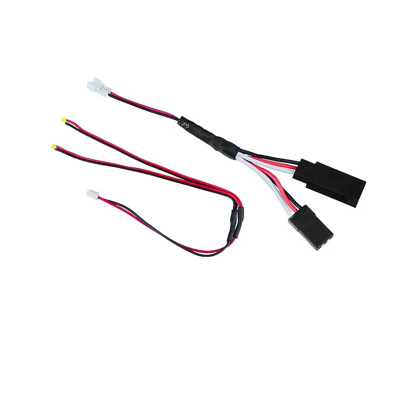 1/30 RC LED white/yellow Front Bumper Spotlight for 1/30 RC Crawler Car SCX30 Jeep Wrangler Accessories