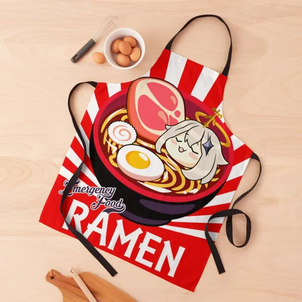 

Ramen Emergency Food Apron Children'S Men's Kitchen painters Customizable Woman Apron