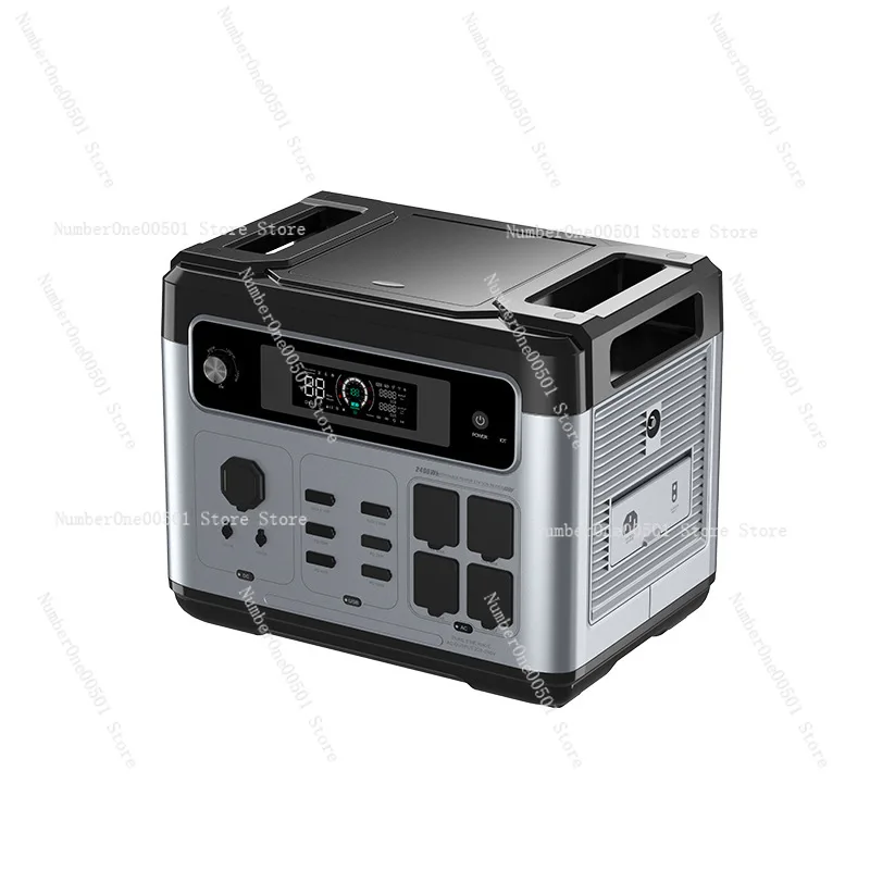 

Портативная электростанция 2400 Вт 2048 Втч Открытый генератор Кемпинг Солнечный генератор Аварийный резервный источник питания