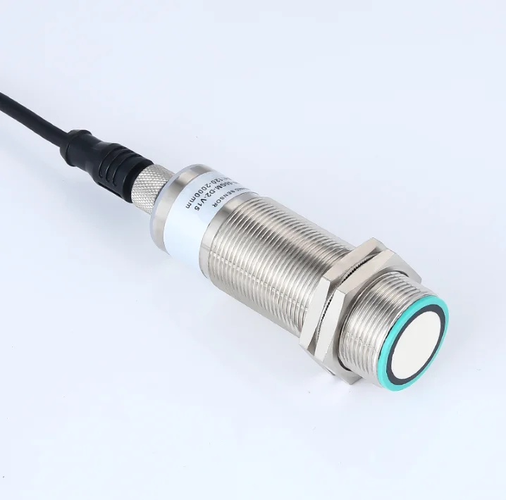 RTX PNP/NPN Output IP68 Industrial Metal Detectors Sensor Cylindrical Ultrasonic Sensor 500-2000mm Detection