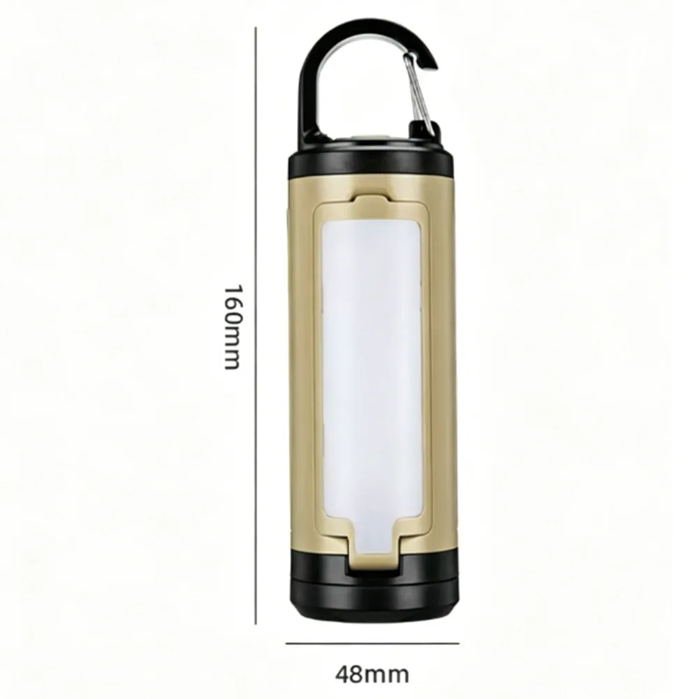 1pc Foldable Camping Light Rechargeable Lantern High-intensity Flashlight Backup Power Bank Tent Light For Outings Fishing