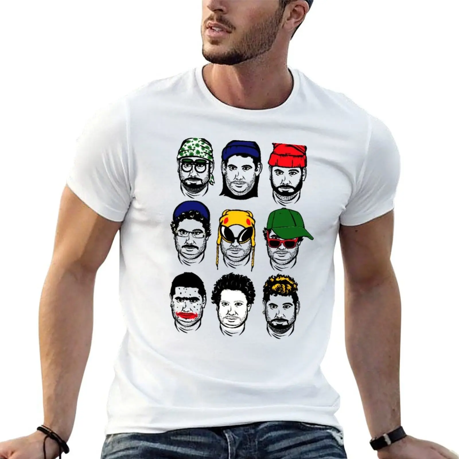 h3 podcast T-Shirt mens graphic t shirts man t shirt graphic man t shirts cotton T-shirt