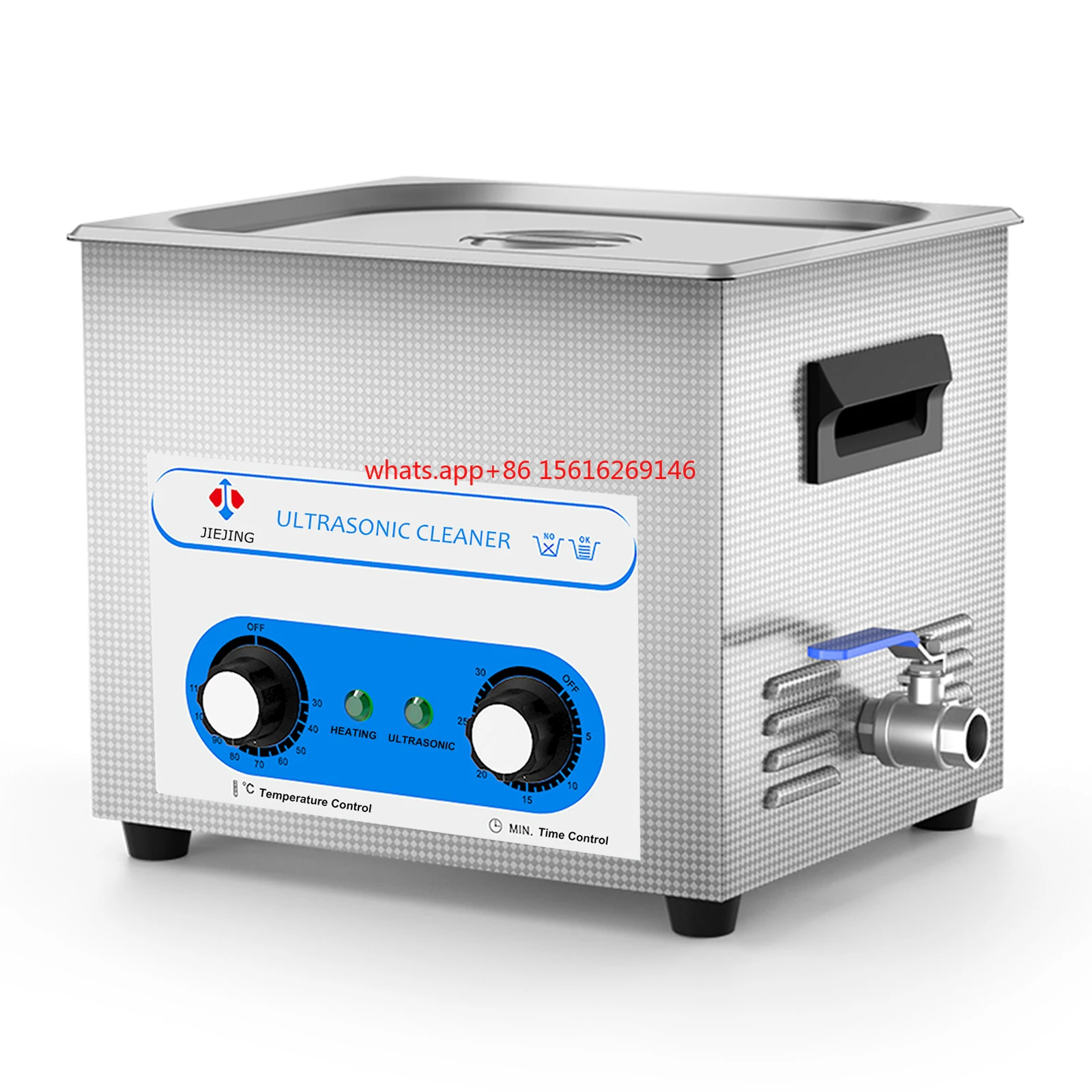 10L Ultrasonic Cleaner Heated Ultra Sonic Cleaner Machine With Timer 40kHz Ultrasound Bath for Carburetor Tools Parts