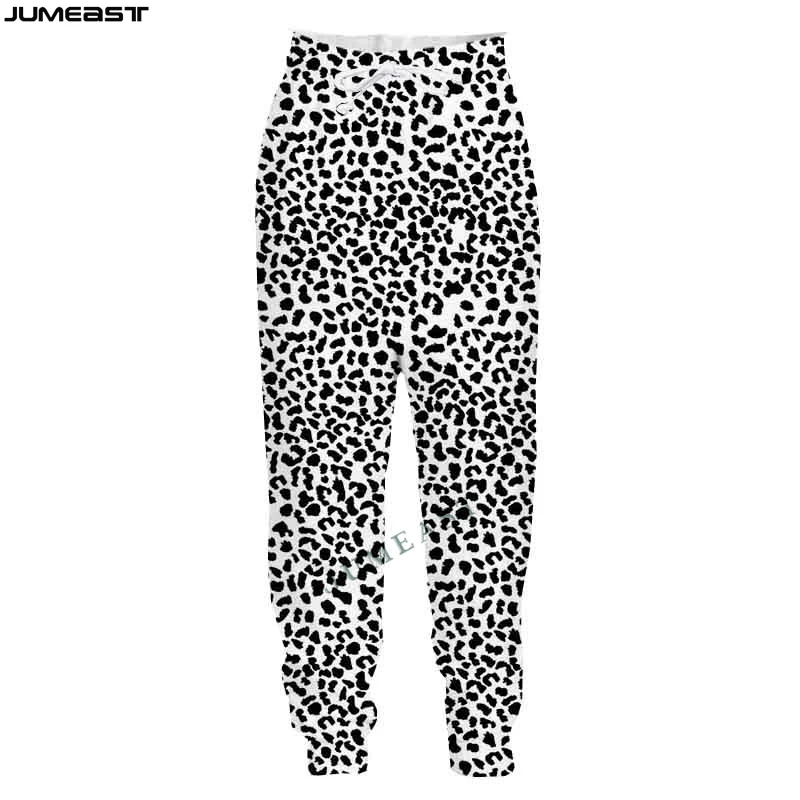 Jumeast Men Women 3D Male Female Streetwear Leopard Camouflage Casual Long Pants Sport Pullover Length Sweatpants Trousers