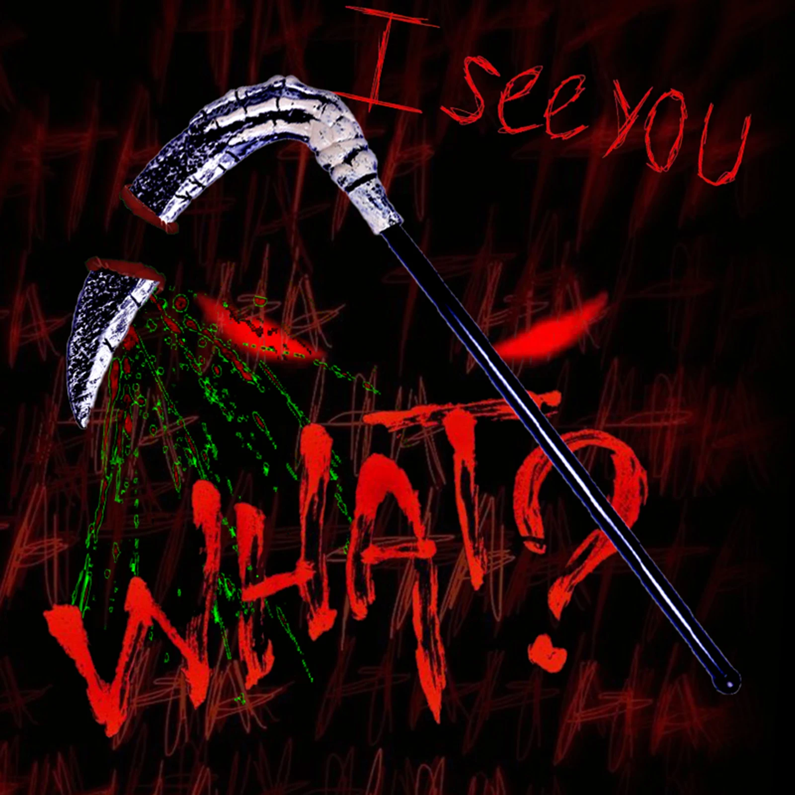 أزياء الهالوين للبالغين، عباءة ممزقة بغطاء للرأس/منجل لملابس الحفلات التنكرية