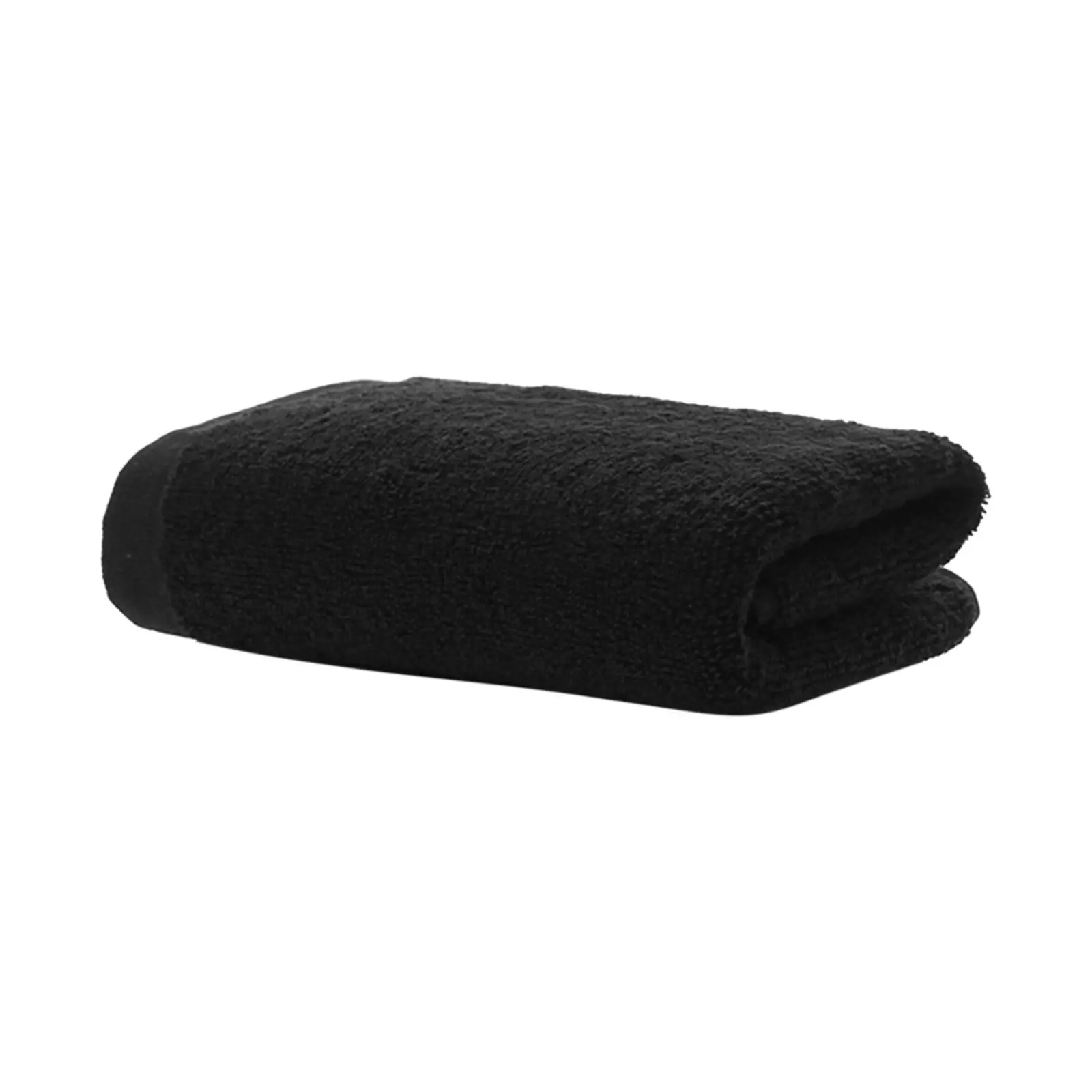 Pure Cotton Black Hand Towel 35x75cm Extra Large Bath Towel for Face Bathroom Gym Dorm Spa Hotel Use