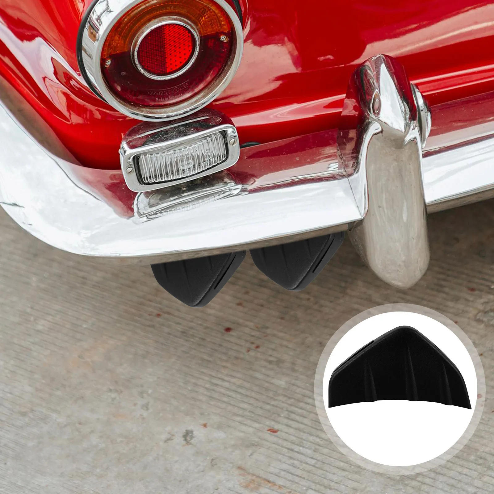 

4Pcs Car Rear Diffuser Universal Rear Bumper Spoiler Fin Auto Exterior Accessories Styling Car Exterior Accessories