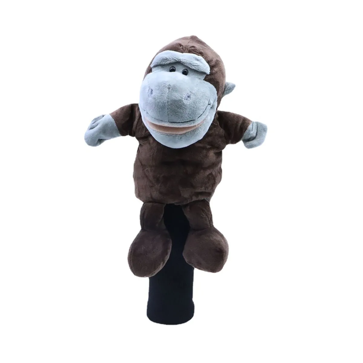 Cute Chimpanzee Golf Head Covers for Driver Fairway Club Headcover Protector Cover for Men and Women Golf Mascot Novelty Gifts