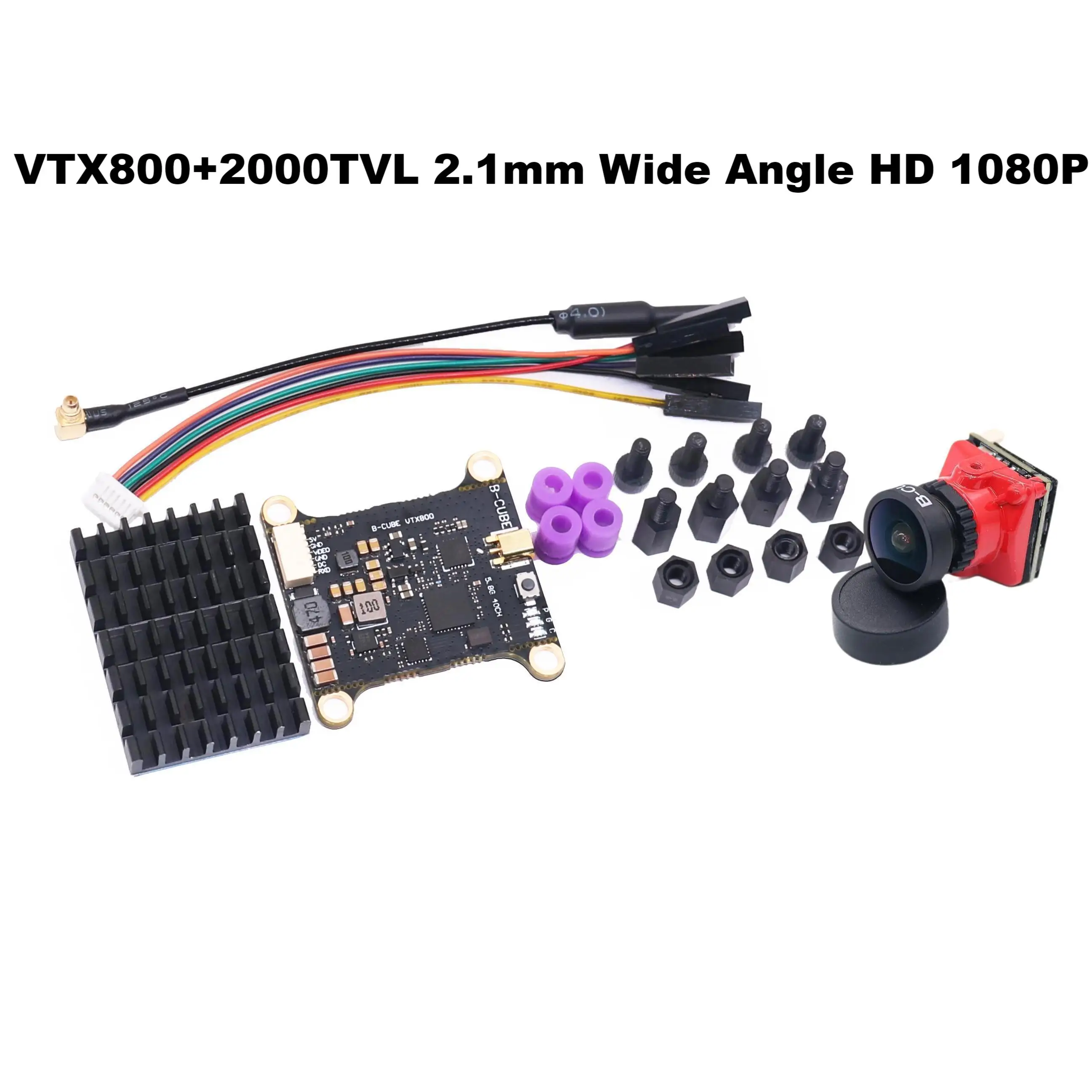 B-CUBE 5.8G VTX 800 1000 1600 2500mW 48CH  Input Voltage Video Transmitter Power 25 1000mW For Long Range RC Airplane FPV Drone