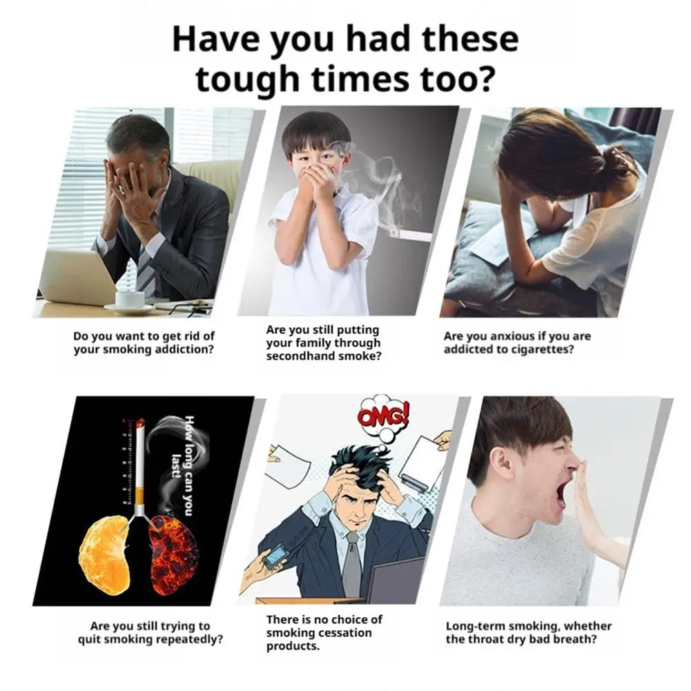 نكهة الفاكهة بمساعدة إقلاع التدخين عصا النيكوتين الحرة إقلاع التدخين قضيب صحي آمن وصحي أداة إقلاع التدخين