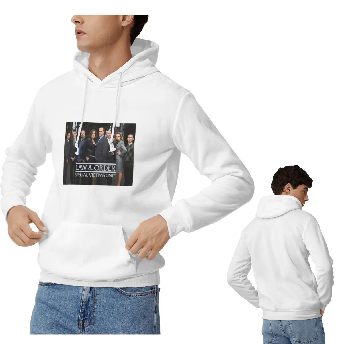 

Толстовки с капюшоном Law And Order SVU Merch, мужские и женские повседневные пуловеры, модный свитшот с длинными рукавами и капюшоном, осень-зима