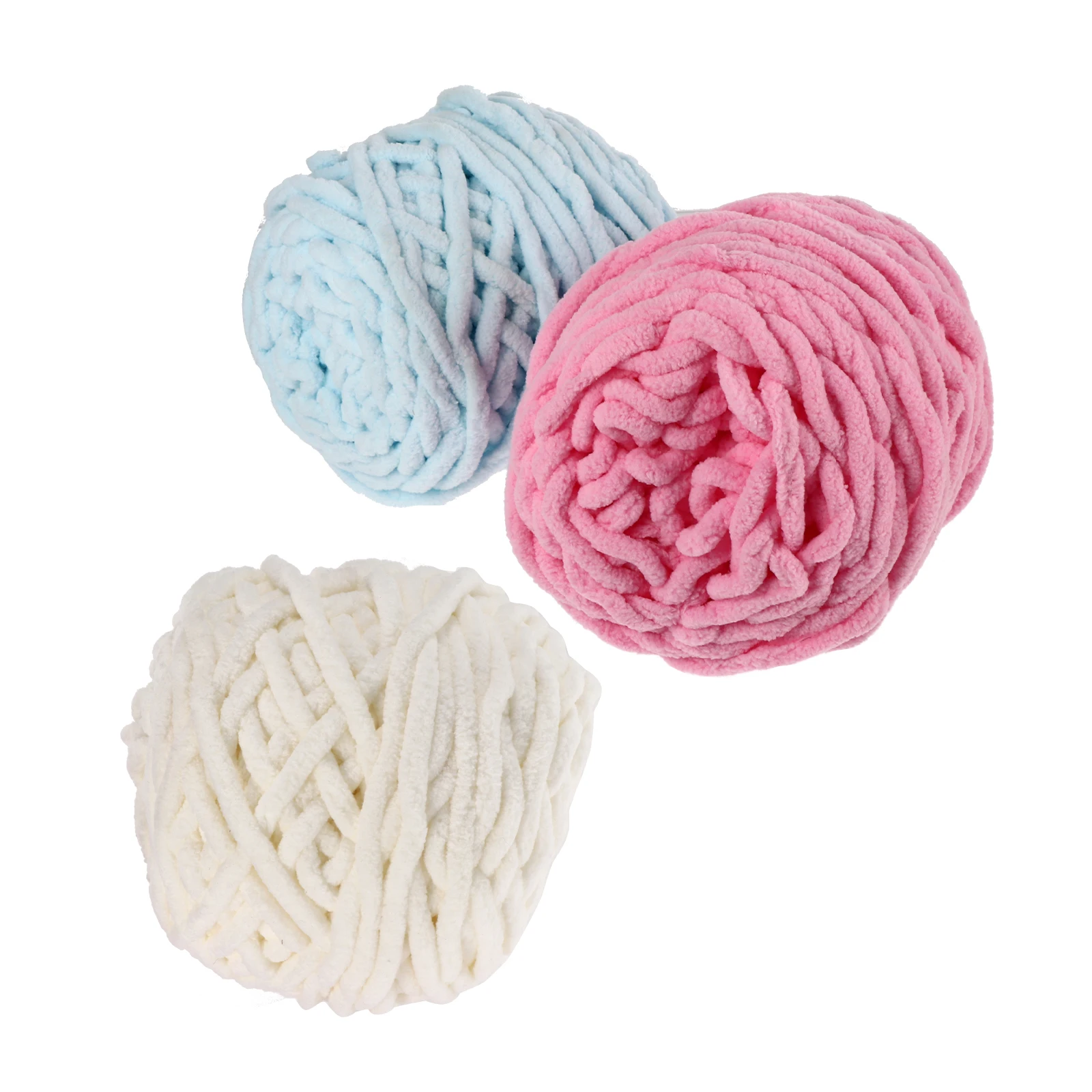 

3 Pcs H Knitting Woolen Yarn Multicolor Cotton Yarns Child DIY Supplies Soft Lightweight Durable Safe Materials Full for Many