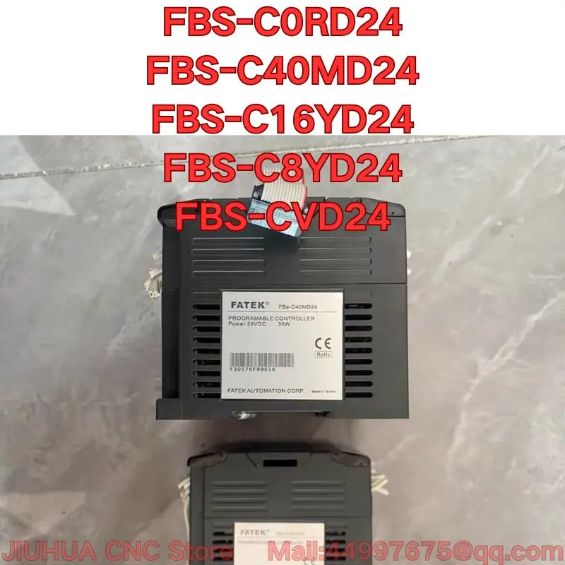 Second-hand FBS-CORD24 FBS-CVD24 FBS-C8YD24 FBS-C16YD24 FBS-C40MD24 PLC module functional test is normal