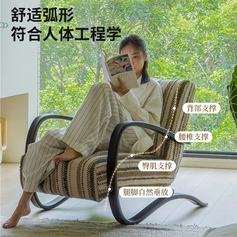 Single sofa chair retro burke lounge chair balcony living room bedroom home designer single chair minimalist small sofa
