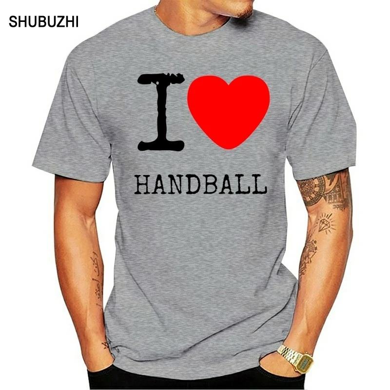 T-Shirt Tops Men Clothing Unisex Handball T Shirt Men New Printed Letter Fashion Men Tshirt Short-Sleeve