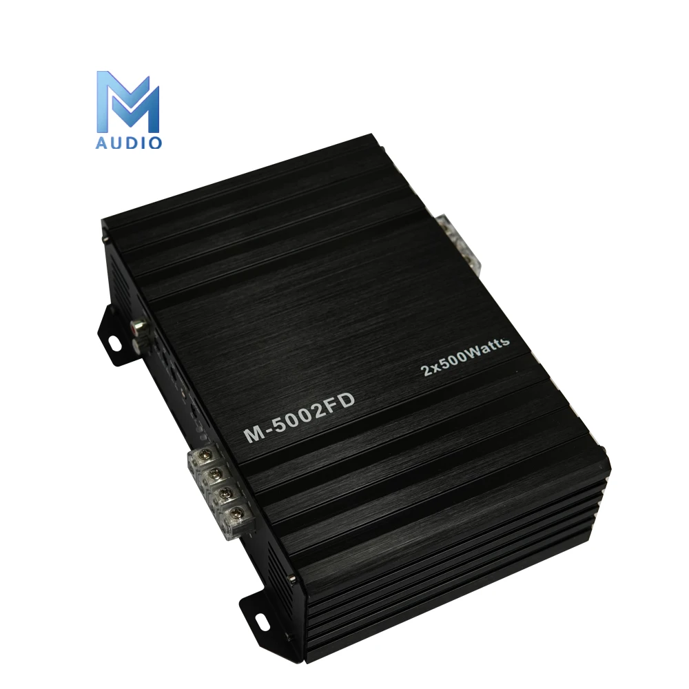 Multiple Specifications High Power 500 Watt Mini Size Car Amplifier 2 Channel Class D Brazilian Amplifier Car Amplifier Audio