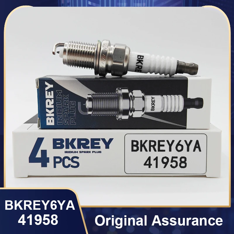 4/20PCS BKR6EYA-11 4195 Iridium Spark Plug For Mitsubishi Subaru Toyota Camry Honda Rav4 Lexus Audi Volvo For BKREY6YA 41958