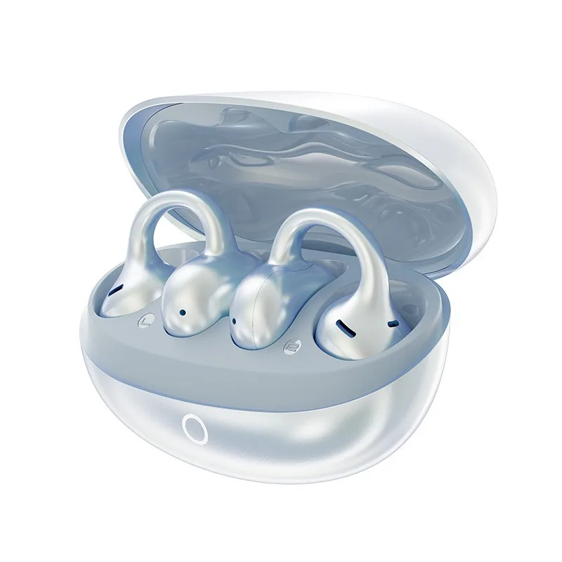 ENC noise reduction non-in-ear open clip-ear wireless headset large battery life Bluetooth headset