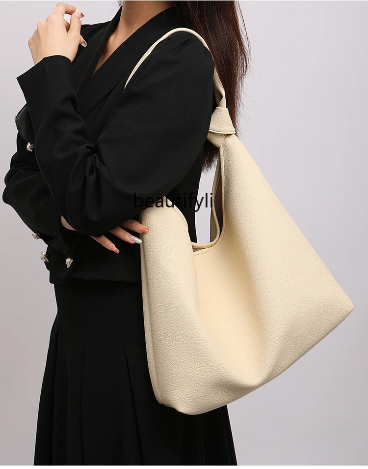 Large-capacity commuter tote bag New trendy and versatile temperament handbag Casual shoulder underarm bag