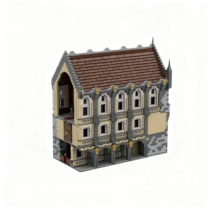 11558pcs MOC H23 Main Palace Servants Quarters Kitchen Castle Model Building Blocks Toy Architecture Christmas Gifts Idea Brick