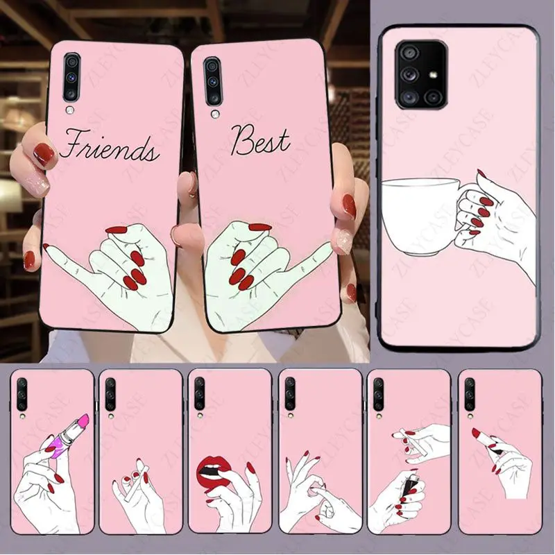 Moon Spells Makeup Best Friend Phone Cover For samsung A14 A53 A13 A12 A40 A22 A23 A32 A34 A50 A51 A52S A54 A70 A71 A73 5Gcase