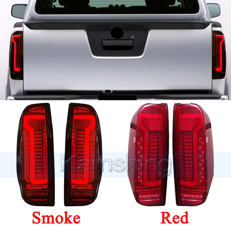 

Kamshing 1pair Rear Taillight For Nissan Navara NP300 Frontier D40 2005-2014 LED Taillamp Rear Brake Light Signal Lamp