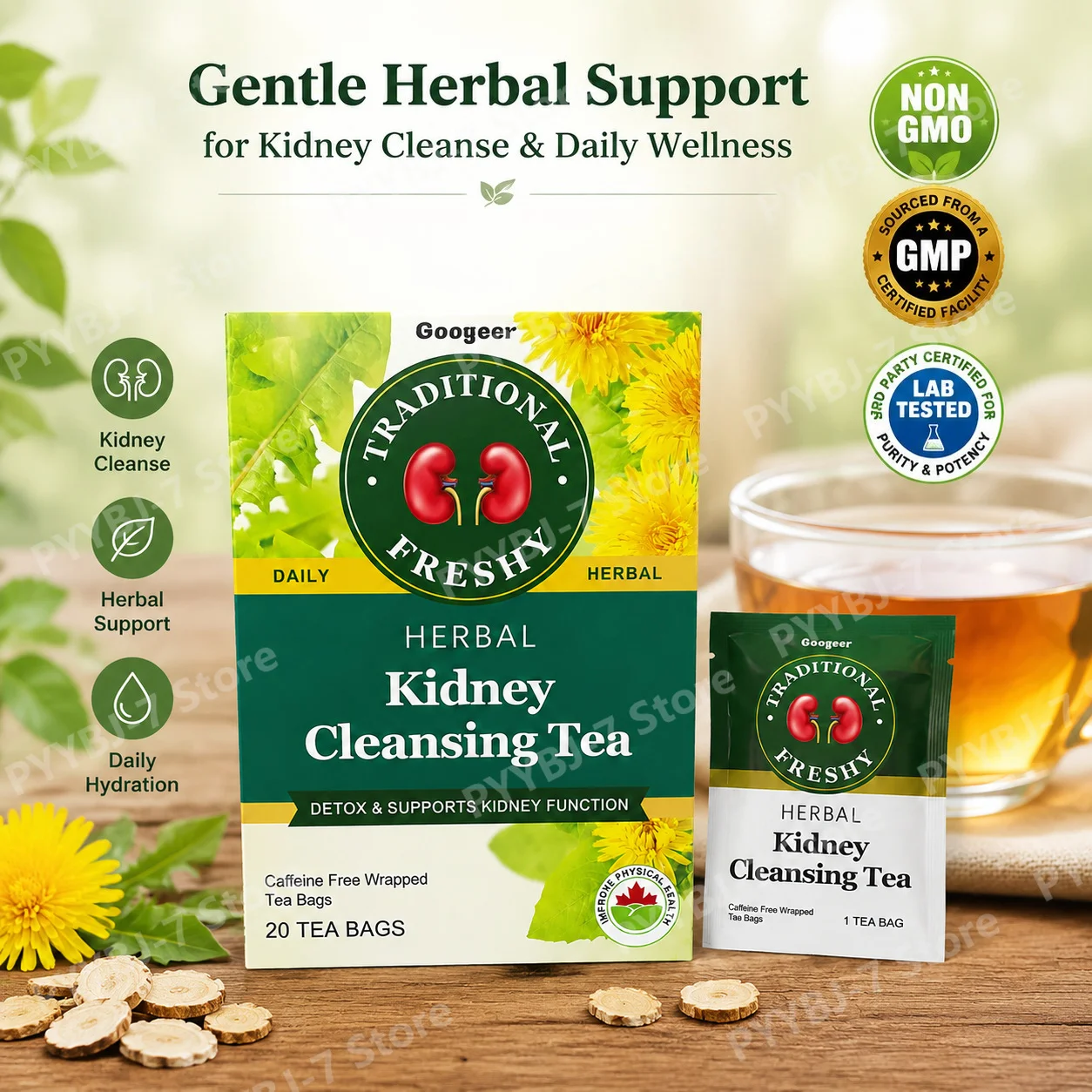 Wellness Herbal Tea Blends - Kräuterteebeutel Chrysanthemen-Mischung Natürliche Wellness-Unterstützung Entgiftungs-Kräuterinfusion 20