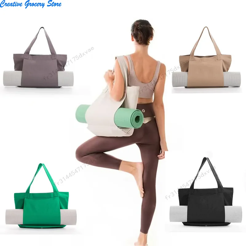 Bolso de lona para esterilla de Yoga y Pilates, equipo de ejercicio al aire libre, bolso de hombro para Yoga de viaje para masaje y relajación, superventas