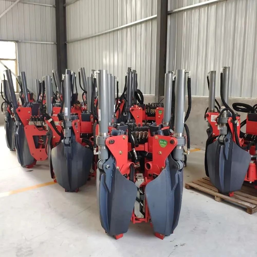 Tree Mover Skid Steer Hydraulic Tree Mover Spade Transplanter Machine Dig Garden Use