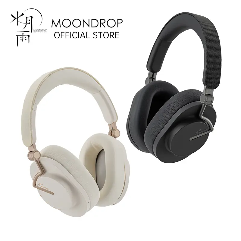 سماعة رأس MOONDROP EDGE عالية الدقة محمولة لاسلكية مع إلغاء الضوضاء النشط بلوتوث 5.4 LDAC