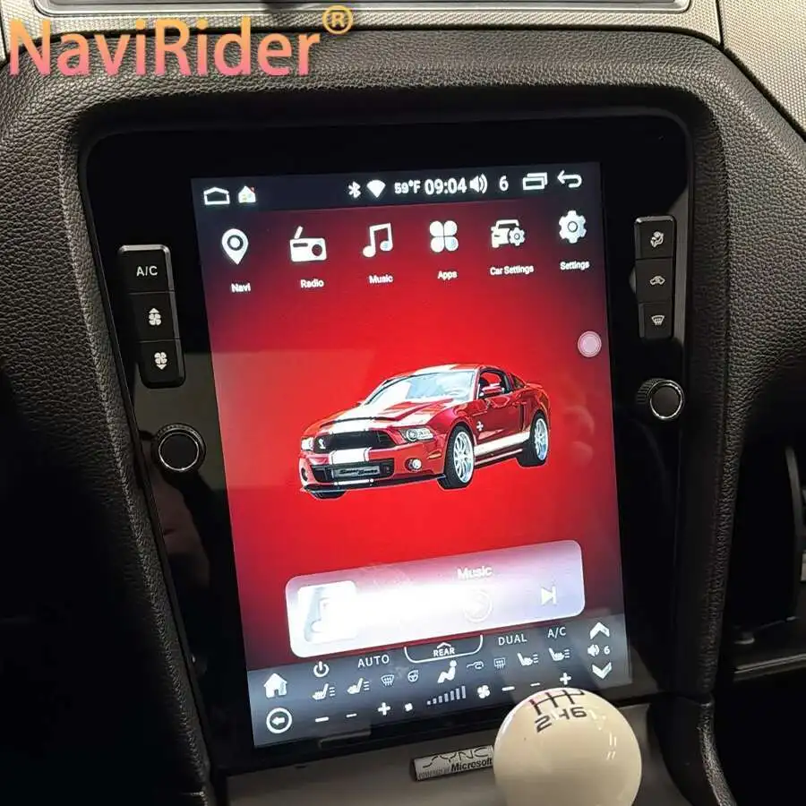 

For Ford Mustang 2008 2014 13.1inch Radio 2din Carplay Vertical Android Screen Car Multimedia Video Player Stereo Head Unit GPS