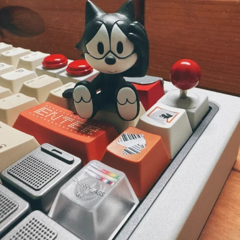 80Retros Arcade Joystick Keycap Custom Loudspeaker Christmas Artisan Key Caps Gaming Aluminum Alloy Game Series Anime Keycaps