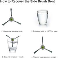 21PCS Replacement Accessories Parts For AIRROBO P20 Robot Vacuum Cleaner Main Roller Side Brushes Hepa Filters Cleaning Brush-A5