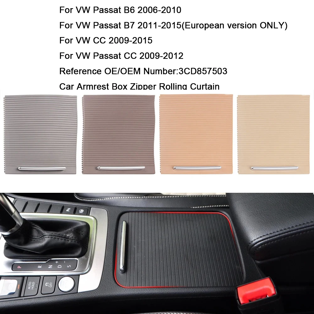 Car Chrome Drink Armrest Center Console Cup Holder Roller Cover Water Cup Holder Panel Cap Replace For Volkswagen Passat B6B7 CC