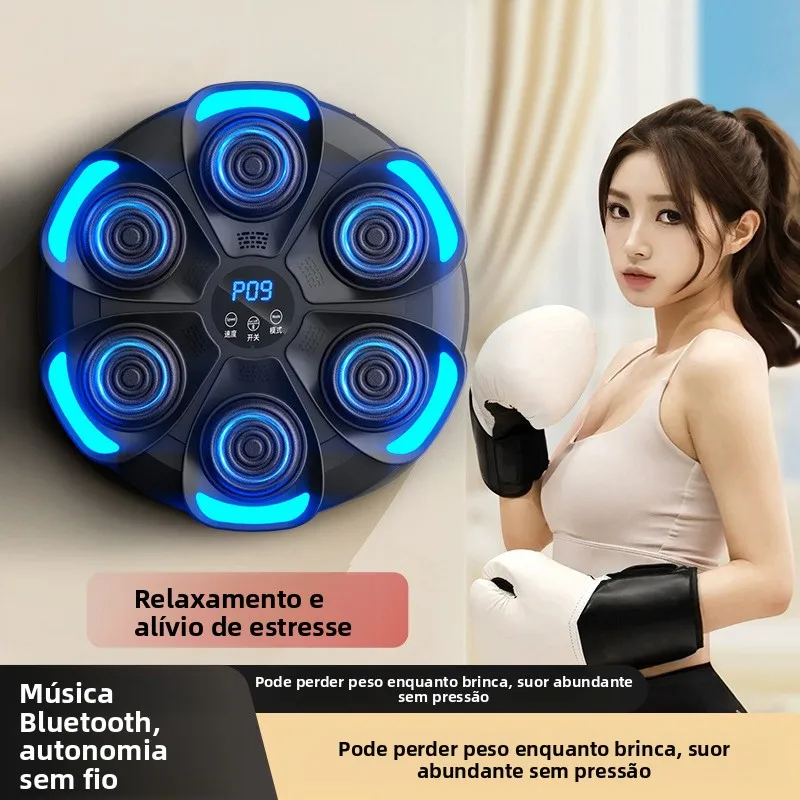 smart-music-punching-bag-home-adult-wall-target-children's-strike-response-indoor-electronic-target-sanda-training-equipment