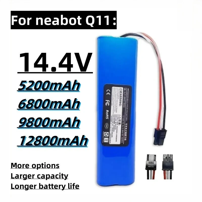 Oplaadbare Li-ion Batterij voor Xiaomi Lydsto R1 Viomi S9 Roidmi Eve Plus neabot Q11 ROEMO SYB2 Robot Stofzuiger Batterij
