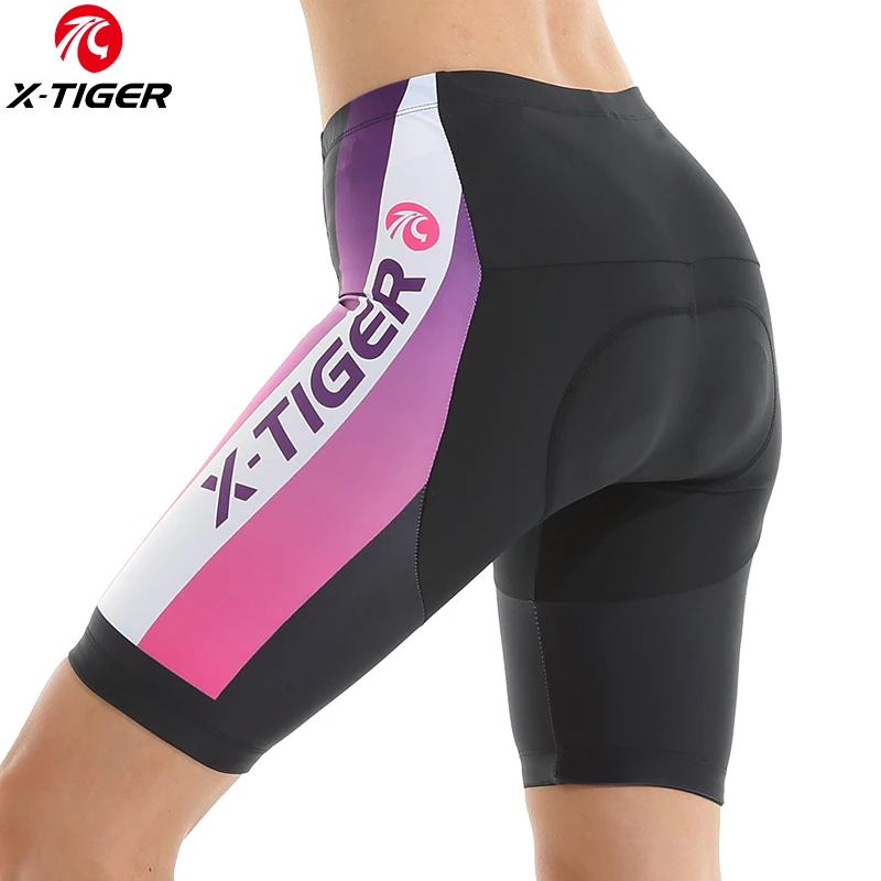 

X-Tiger Women's Cycling Shorts Shockproof MTB Mountain Bicycle Shorts Breathable Lycra Sport Cycling Clothes