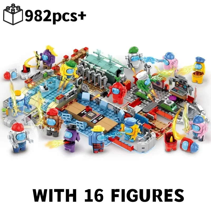 جديد الفضاء بالذئب القاتل لعبة اللعب الداخلية شبح المدنية الدمى تجميع اللبنات ألعاب للأولاد هدية عيد الميلاد هدية عيد ميلاد #2