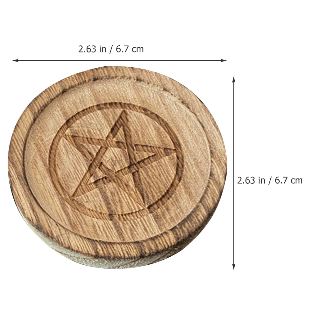 

Wooden Candleholder Vintage Style Rustic Candlestick Decoration Wedding Party Home Office Table Display Elegant Stand