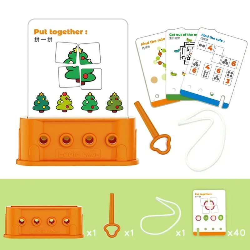 Jouets Montessori pour enfants, entraînement à la pensée logique, jeu de déverrouillage, verrouillage Cognitif, cadeau éducatif précoce pour enfants