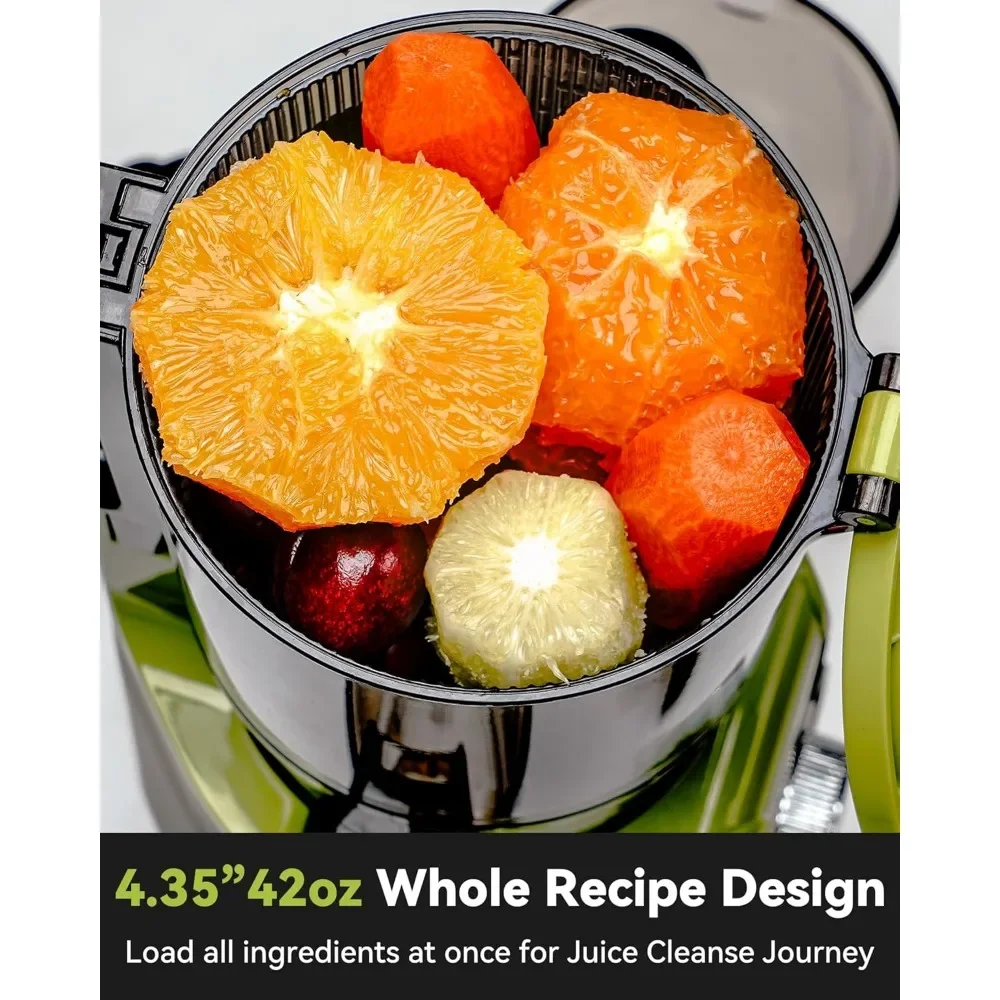 Prep 4.35"Feed Chute Fit Whole Fruits & Vegetables, LINKChef Juicer M