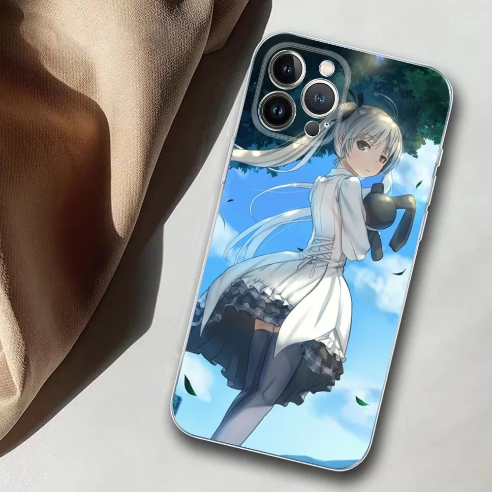 Yosuga no Sora Phone Case For iPhone 14 11 12 13 Mini Pro XS Max Cover 6 7 8 Plus X XR SE 2020 Funda Shell