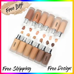 Oil-controlling Liquid Foundation Private Label Long-lasting Moisturizing Makeup Foundation Natural Concealer Docile Custom