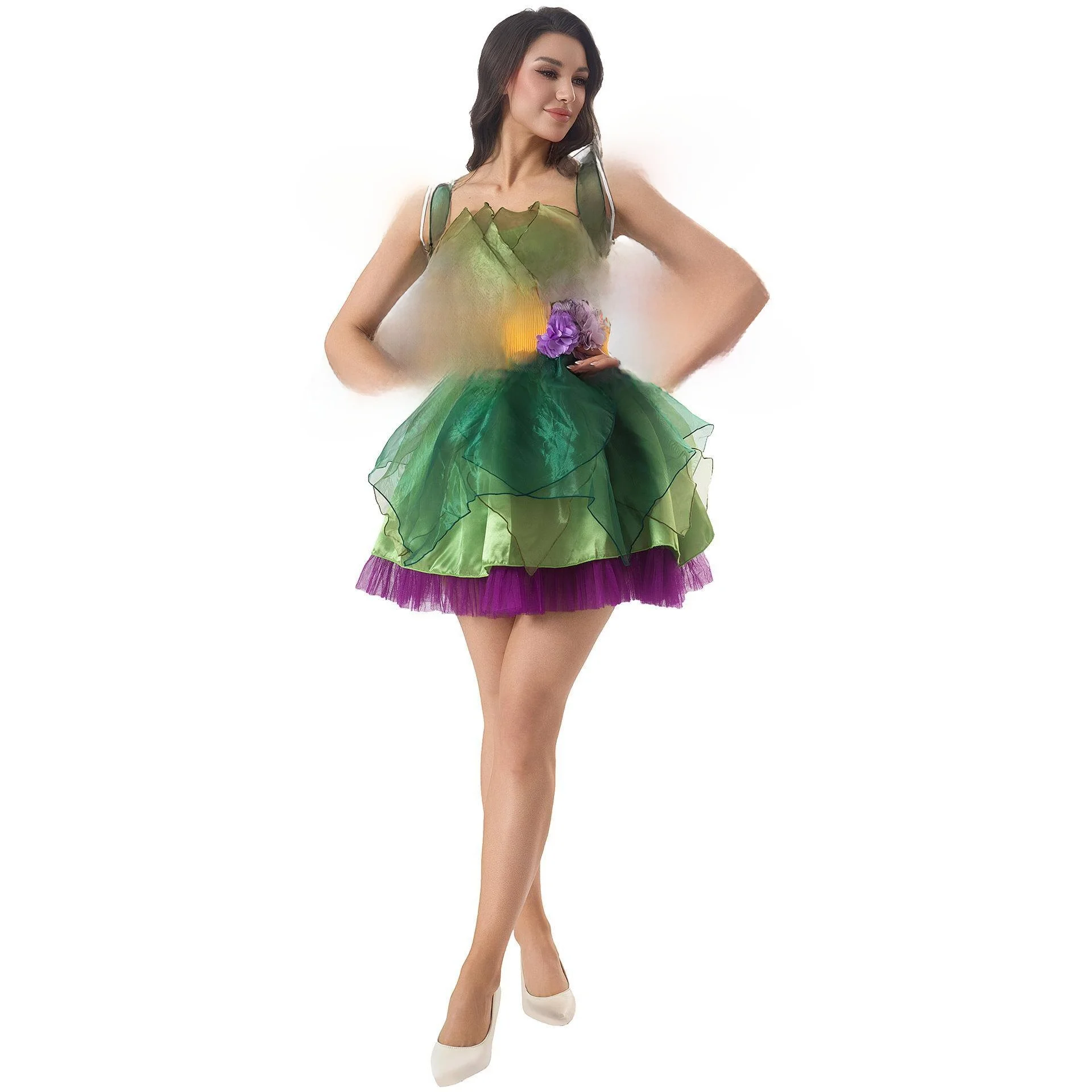 Adulto een Fata loween Costume Dr Stage Performance Outfit Etnico Faion Abbigliamento da donna Tradizionale Nazionale Sle