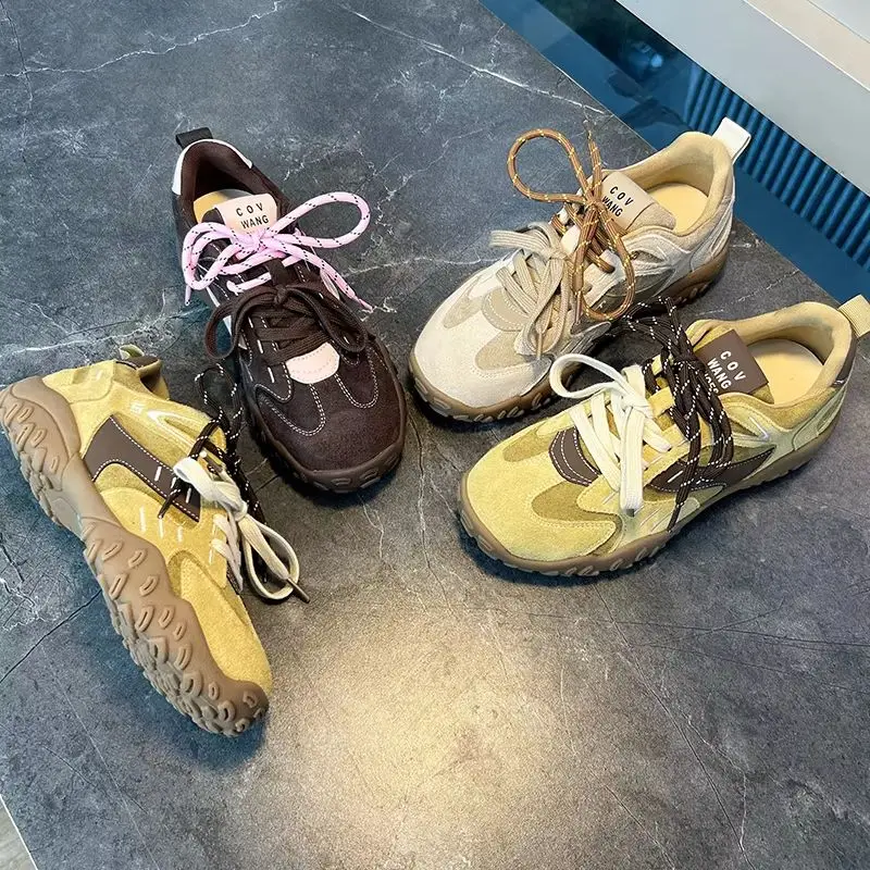 Women's Non-Slip Flat Bottom Sports Shoes - Comfortable & Stylish