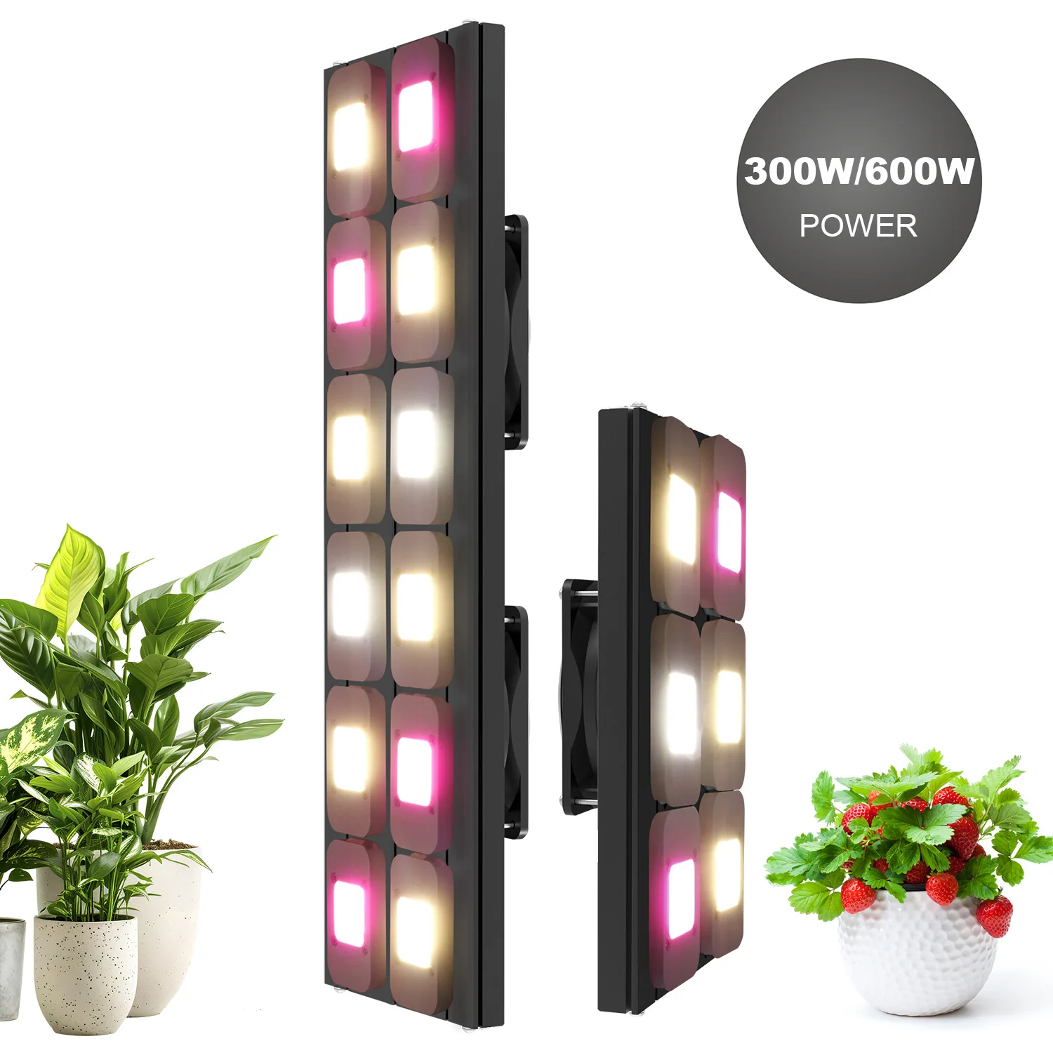 Upgraded Full Spectrum Grow Light Aluminum DOB High PPFD Phytolamp for Greenhouse Garden Greenhouse Tent Indoor Plant Growth