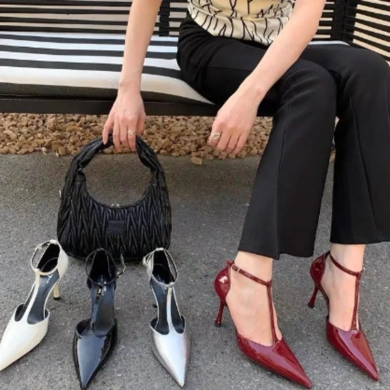 

NEW Spring Autumn Brand Women Pumps Shoes Fashion Pointed Toe Ladies Elegant Hollow Out Sandals Zapatilla De Muje