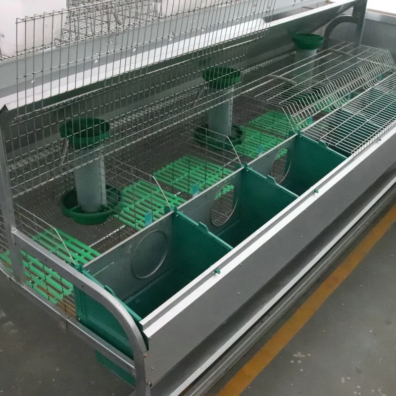 Factory Wholesale Professional Commercial Rabbit Cage Galvanized Welded Rabbit Farming Cage With Accessories