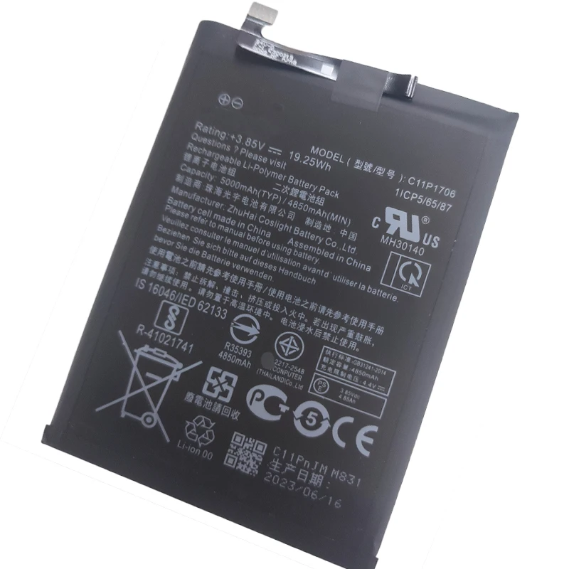 5000mAh C11P1706 Battery For Asus Zenfone Max Pro M2 ZB631KL ZB633KL X01BDA Mobile Phone Batteries